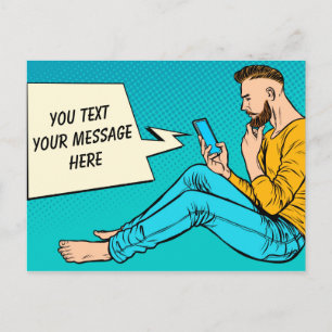 Postal Mensaje de texto personalizado