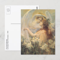 Mensaje del Ángel por George Swinstead, Arte Antig