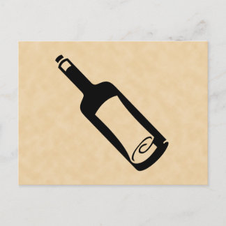 Postal Mensaje en una botella.