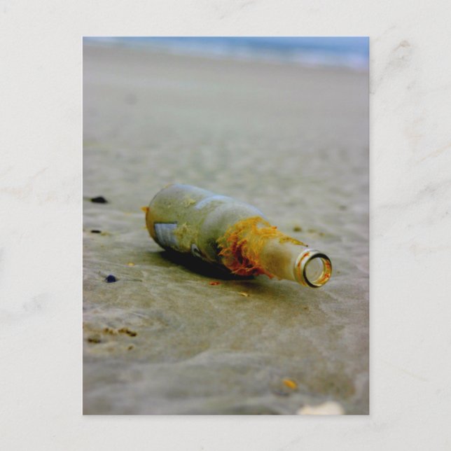 Postal Mensaje En Una Botella (Anverso)