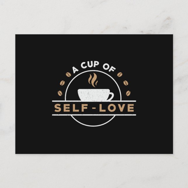 Postal Mental Health A Cup Of Self-Love Care Awareness (Anverso)