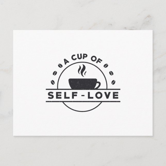 Postal Mental Health Awareness A Cup Of Self-Love Care (Anverso)