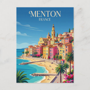 Postal Mentón Francia