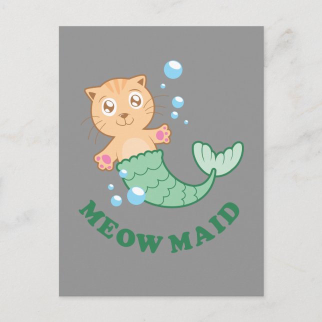 Postal Meow Maid (Anverso)