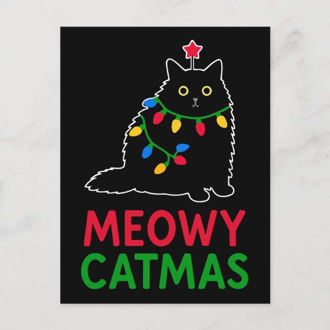 Postal Meowy Catmas (Anverso)