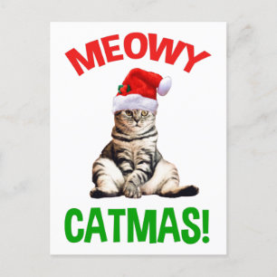 Postal ¡Meowy Catmas!