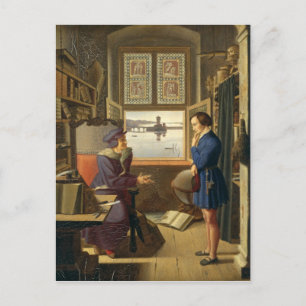 Postal Mephisto y el estudiante, 1828