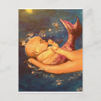 Postal Merbaby de noche