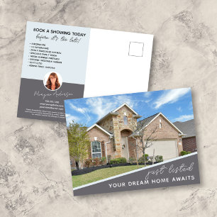 Postal Mercadeo inmobiliario Gray Blue