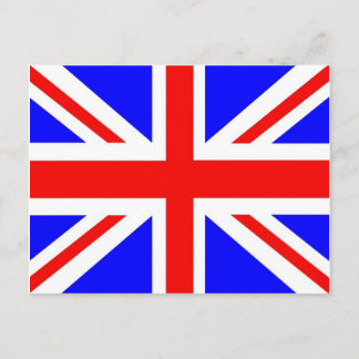 Postal Mercadería de la bandera británica