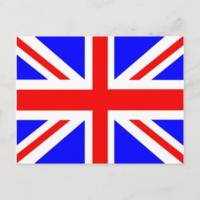Postal Mercadería de la bandera británica (Anverso)