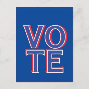 Postal Mercadería de la campaña electoral