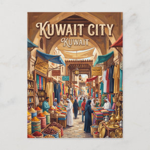Postal Mercado Al-Mubarakiya Ciudad de Kuwait
