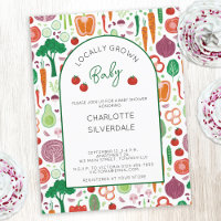 Mercado de agricultores Baby Shower de producción