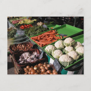 Postal Mercado de agricultores, Louans, Bresse