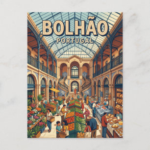 Postal Mercado de Bolhão Portugal