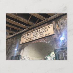 Postal Mercado de Borough London England Reino Unido Foto