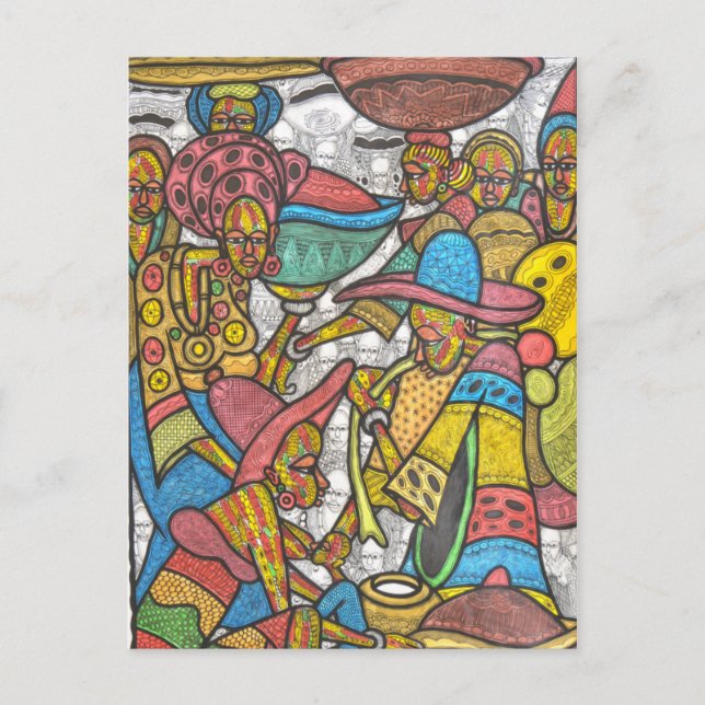 Postal Mercado de Calabash (Anverso)