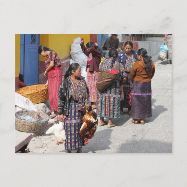 Postal Mercado de Centroamérica - Mercado de Guatemala (Anverso)