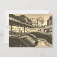 Mercado de costillas de ganado blanco y negro con 