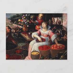 Postal Mercado de frutas, 1590