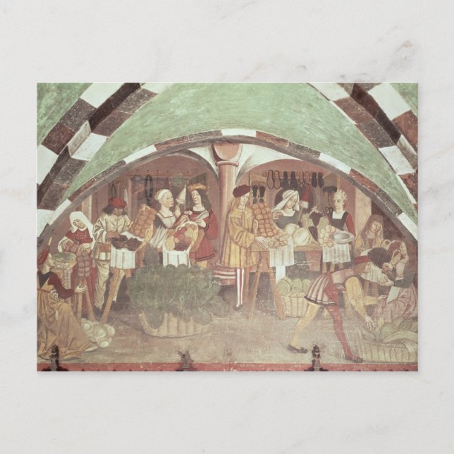 Postal Mercado de frutas y hortalizas (Anverso)