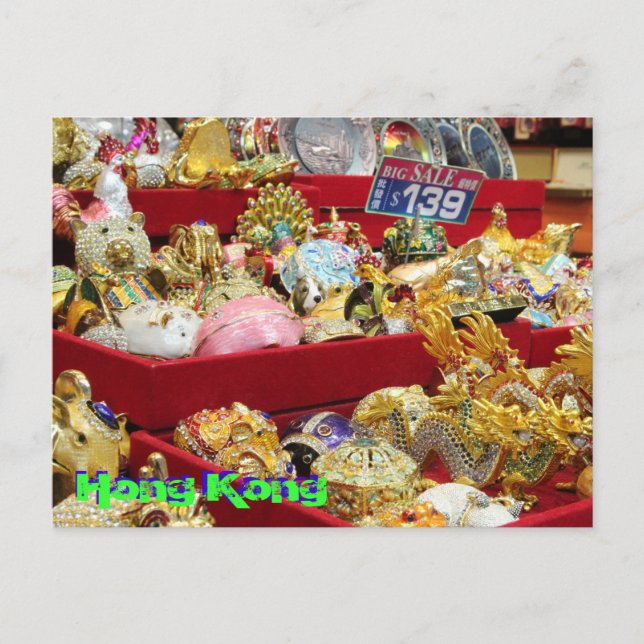 Postal Mercado de Hong Kong (Anverso)