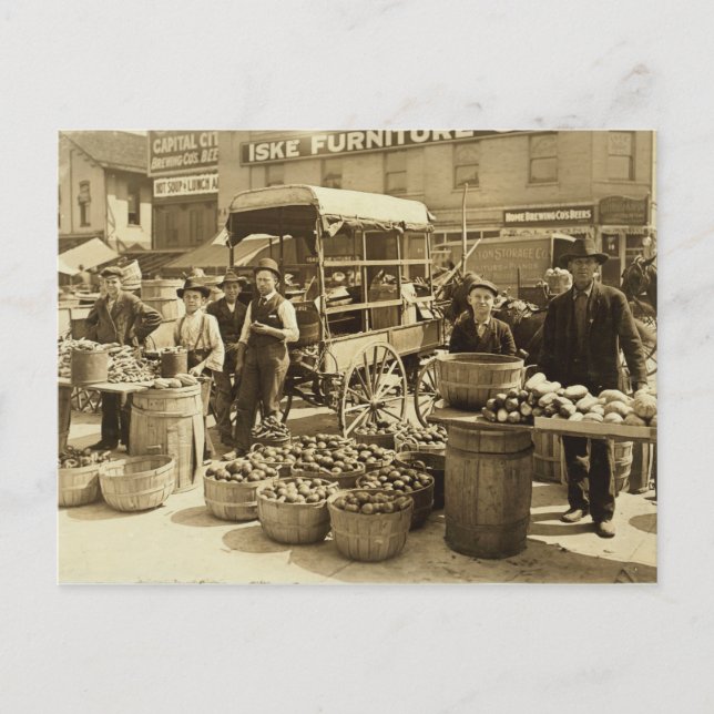 Postal Mercado de Indianapolis (Anverso)