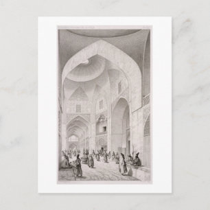 Postal Mercado de la ropa, en Isfahán, de 'Voyage Pittore
