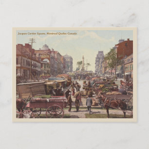 Postal Mercado de Montreal Quebec Canadá