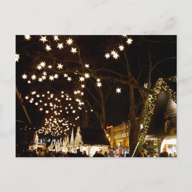 Postal Mercado de Navidades de Colonia, Alemania (Anverso)