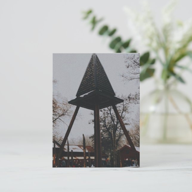 Postal Mercado De navidades En El Museo Al Aire Libre De  (Anverso de pie)