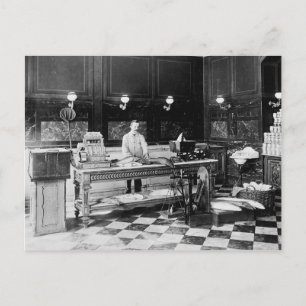Postal Mercado de Pescado, 1895