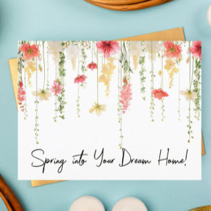 Postal Mercado de primavera inmobiliario