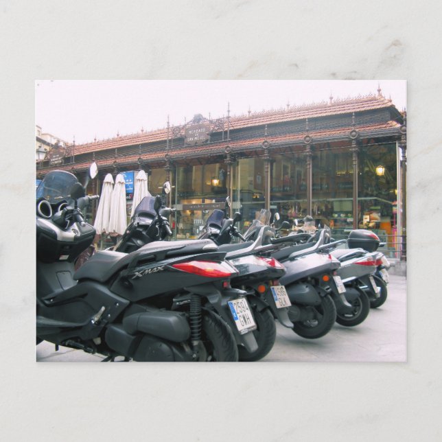 Postal Mercado de San Miguel - Madrid, España