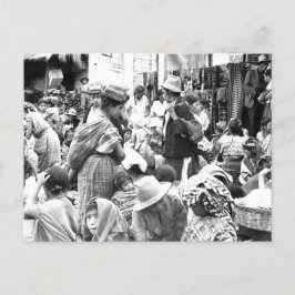 Postal Mercado de Sololá Foto cosecha en Guatemala