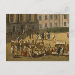 Postal Mercado en el mercado de Alter, Potsdam, 1772