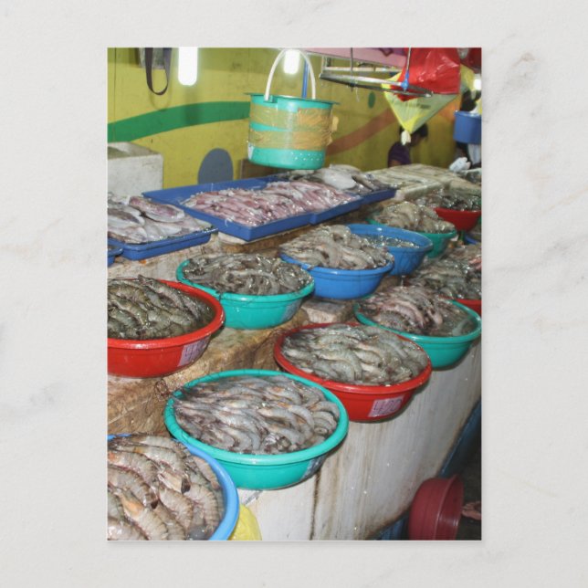Postal Mercado húmedo (Anverso)