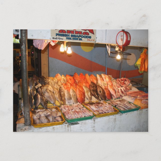 Postal Mercado húmedo (Anverso)