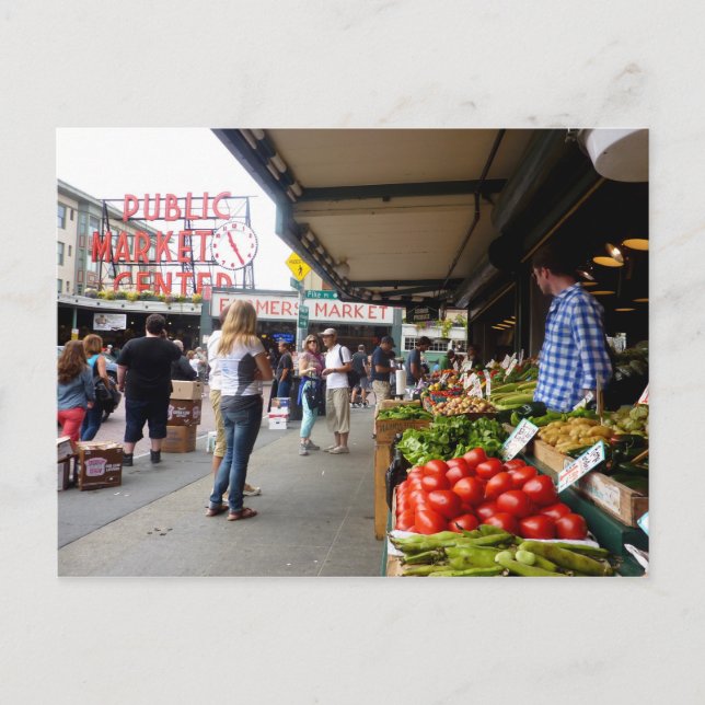 Postal Mercado Pike Place 1 (Anverso)