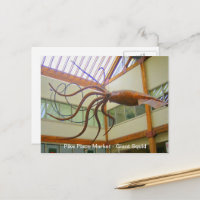 Mercado Público de Pike Place Calamar Gigante Seat