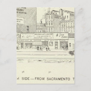 Postal Mercado, Sacramento y California North Side