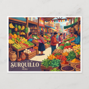 Postal Mercado Surquillo Lima Perú