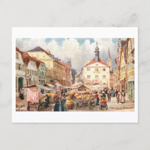 Postal Mercado Vintage Bad Kissingen