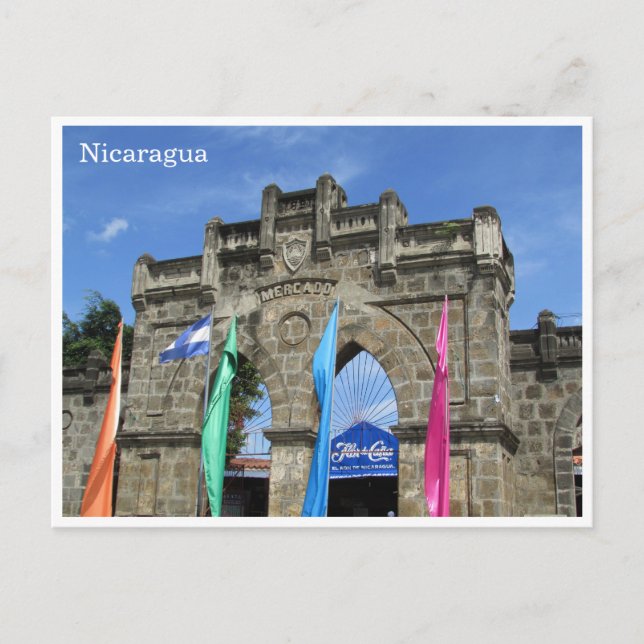 Postal mercados de masaya (Anverso)