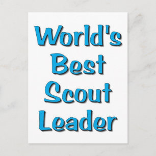 Postal Mercancía del mejor líder de Scouts del mundo
