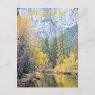 Postal Merced River Noviembre Productos Yosemite de Calif