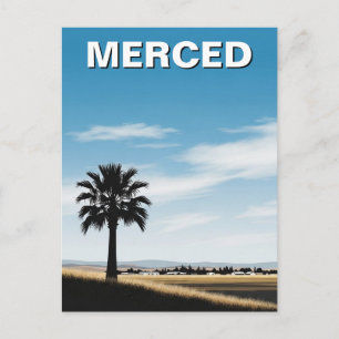 Postal Merced Valle Central de California