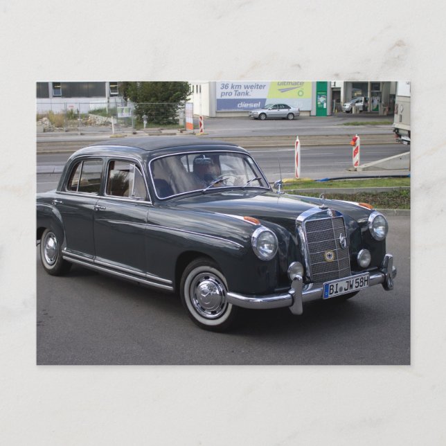 Postal Mercedes 220 S (Anverso)