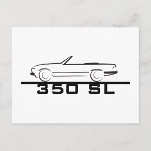 Postal Mercedes 350 SL Tipo 107